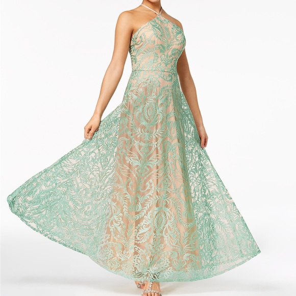 NWT Speechless Strappy Embroidered Prom Dress - Picture 1 of 5